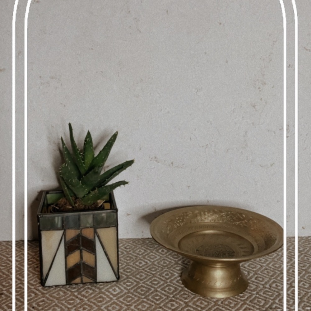 Vintage brass holder
